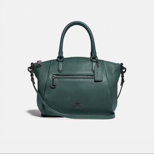 NWOT Coach Elise Crossbody Satchel in Forest Green/Teal💚💙